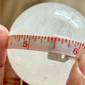 White Calcite Sphere
